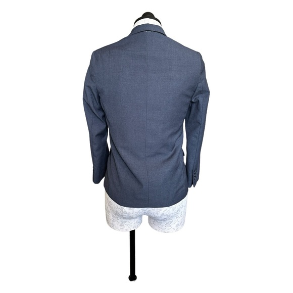 Calvin Klein Boys Gray Suit Jacket Single Breasted 2 Button Size 12 Regular - Picture 4 of 14